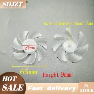 SDJZT 1 PC 7 Blades nhựa Fan Blade bên ngoài đường kính 35mm 42mm 50mm 65mm nhựa làm mát Fan Blade cho máy sấy tóc