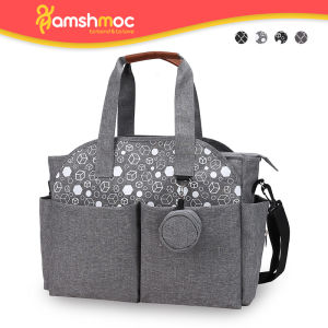 HamshMoc Hộp Sắp Xếp Đa Năng Túi Tã Trẻ Em Dung Tích Lớn Túi Xách Thời Trang Tiện Dụng Có Núm Vú Giả Mẹ Bầu Đeo Chéo Túi Đựng Đồ Cho Xe Đẩy Trẻ Em Chuyến Đi Ngắn