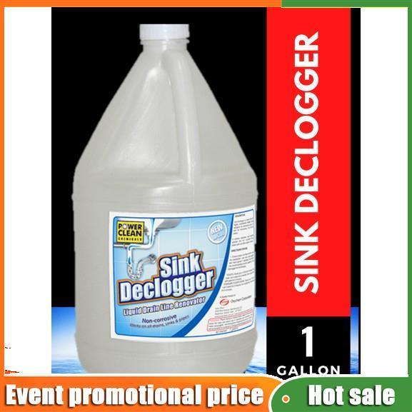 Heavy Duty Sink Drain Declogger 1 GALLON Concentrated Bathroom Kitchen