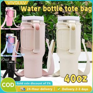 VIVOLILV (Delivery 2-3 days) 🔥🔥 40oz water bottle tote bag Stanley insulated cup accessories adjustable shoulder strap portable water bottle holder