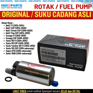 Rotak Fuel Pump Beat Fi Stater Kasar Halus Scoopy Spacy Vario 110 125 Techno Fi Original Indoparts