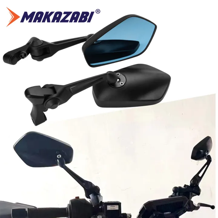 パーツ NAPOLEON SHARK MIRROR 3 TANAX bike mirror Napoleon Shark mirror 3 black Anti-glare
