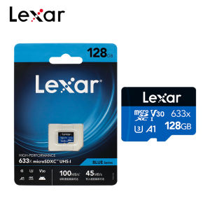 ♥100%Original Product+ Free Send adapter + card reader♥Lexar High-Performance 633x microSDHC 32GB microSDXC 64GB 128GB 256GB 512GB 1TB 2TB UHS-I Micro SD Card Memory Card BLUE Micro SD Card A1 V30 Flash TF Card