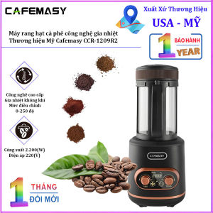 Máy rang hạt cà phê công nghệ gia nhiệt không khí. Thương hiệu Mỹ Cafemasy cao cấp CCR-1209R2