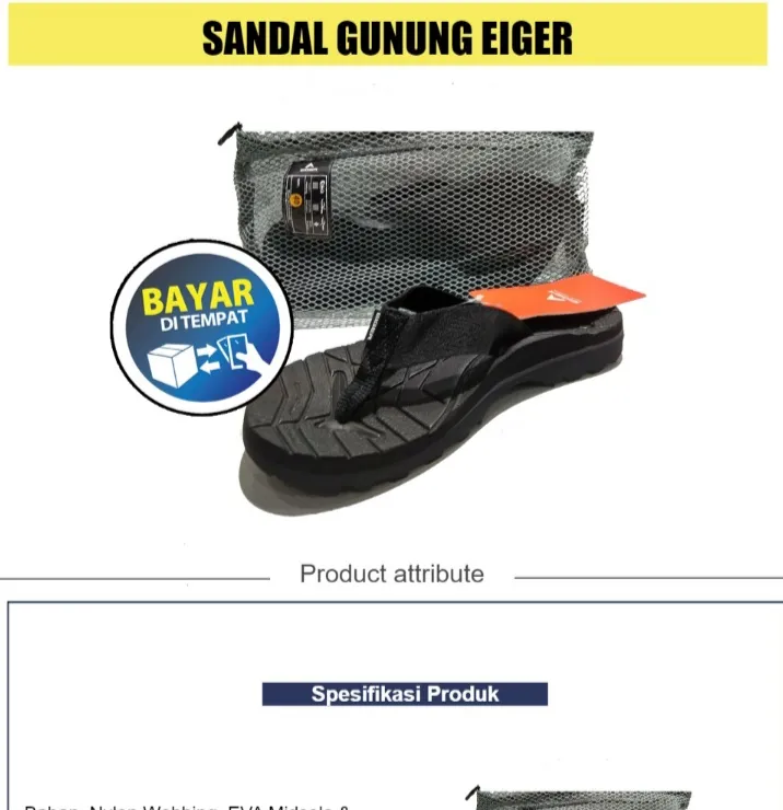 Sandal eiger 2024 original 2020