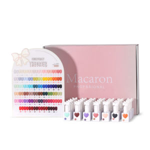 MILAN 58 Colors Pure Colors Set UV Gel Nail Polish Semi Cured Vanish Soak Off Polish