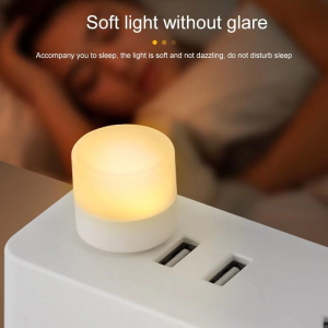 Mini Night Light Portable USB Light Bedroom USB Night Light LED Night Light USB Round Light Portable Night Light