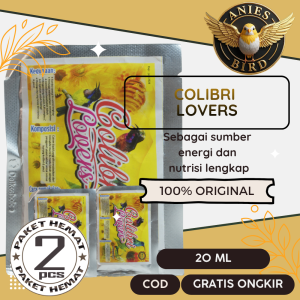 PAKET HEMAT 2PCS Colibri Lovers sachet Vitamin Suplemen Nutrisi Penggacor Burung Kolobri