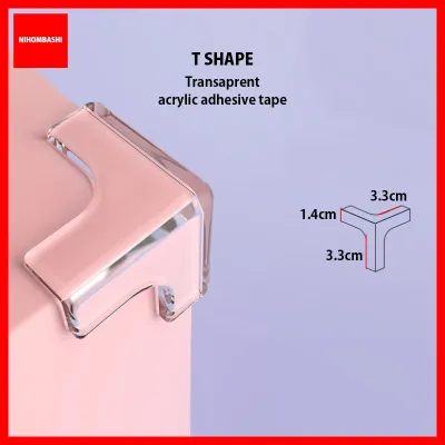 Safety Desk Table Edge Corner Guard Rubber For Kids Corner Protector L T Shape Child Baby Safety Soft Bumper Furniture Clear Toddler Edge Corner Protectors Desk Edge Cushion