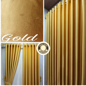 GORDEN JENDELA PINTU SMOKRING 12 ring dan blackout inport Minimalis- Emboss Polos Promo Murah-Gordeng jendela Panjang dan Gorden Pintu Kamar