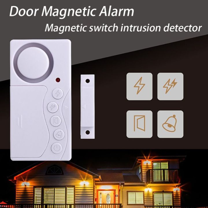 GJURD Anti-theft Time Delay Alarm Detector Door Opening Sensor Wireless ...