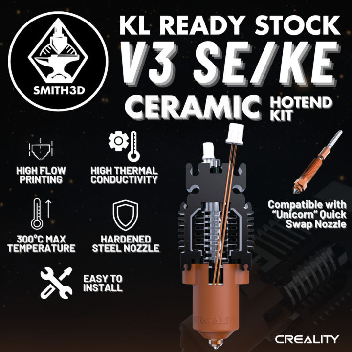 Kit De Creality Ender 3 V3 SE Hotend, Juego De Bloque Calefactor De Extrusor Original Ender 3 V3