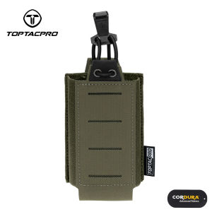 2025TOPTACPRO 556 Single Magazine Clip Bag  M4 Tactical Quick Draw Holster   Cut Elastic molle Toolkit