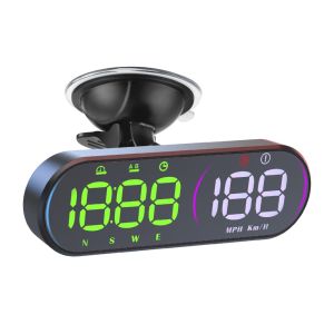 PAGEBDS HUD Car Head Up Display Portable Universal Windshield Projector Easy To Use Plastic GPS Digital Speedometer Car Accessories