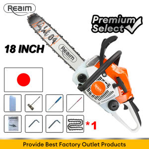 REAIM Chainsaw 20Inch 52CC 5.2KW Portable High Power Saw outdoor power tools chain saw