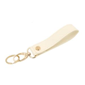 Sturdy Stitched Leather Keychain Slim Profile for Secure Key Storage Ideal for Gifting and Travel