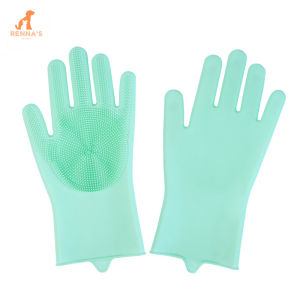 Rennas Dog Bath Brush Silicone Brush For Dog Brush For Cat Bath Brush For Pet Brush Dog Comb Cat