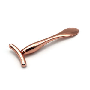 RETAO เครื่องมือความงาม มินิ ไม้นวดแป้ง รูปตัว T บำรุงผิวหน้า แอพพลิเคเตอร์ครีมทาหน้า ยกกระชับใบหน้า ลูกกลิ้งนวดตา ช้อนครีมบำรุงรอบดวงตา