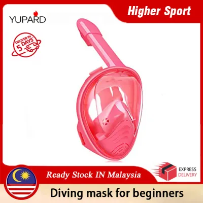 YUPARD Childrens breathing tube full face snorkeling equipment with camera support 180 degree panoramic snorkeling suit anti fog and leak proofv