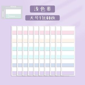 Morandi Inspired Index Tabs - Vibrant Colorful Fluorescent Sticky Notes & Bookmarks Perfect Study Tool for Students