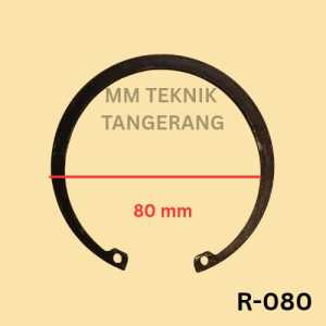 Snapring R80 H80 Snap ring Circlip Internal Retaining Tipe R H 80 Penahan bearing Sparepart R-80 H-80 klip Pengunci Kleman Klem Clip Kancing