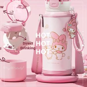Sanrio Hello Kids Insulated Melody Water Bottle 316 Stainless Steel Double Drinking Thermos