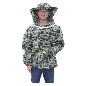 เสื้อผ้าป้องกันผึ้ง ชุดกันผึ้งต่อย ชุดกันแมลง ใส่ตัดหญ้า เสื้อผ้าเลี้ยงผึ้งพิเศษที่ระบายอากาศได้ เครื่องมือป้องกันผึ้ง