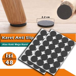 DADIDU Isi 48 Karet Alas Pelindung Kaki Kursi Meja Anti Slip Pad Sofa Furnitur Cover - Karet Alas Kaki Kursi Atau Meja Anti Slip