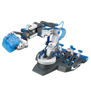 Thủy lực cánh tay Robot Kit STEM xây dựng dự án đồ chơi bộ dụng cụ khoa học 3 trong 1 trẻ em thủy lực cánh tay cơ khí đồ chơi thí nghiệm khoa học cho trẻ em trên 8 năm