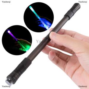 [COD] Yaokeqi Anti-slip Comfortable Spinning Pen Flash Rotating Gaming Gel Pens Funny Rotating Pen with Led Flash