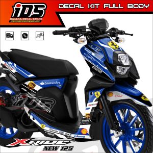 Stiker Motor Xride 125 Full Body Decal Xride 125 Stiker Xride 125 Dekal Xride decal X ride 125 Full Body Desain Ferrari
