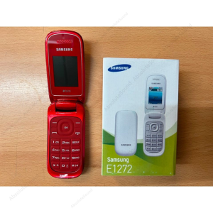 Original Samsung E1272 Flip Phone Keypad Phone GSM 2G Keypad Cellphone Button Dual SIM Basic Phone