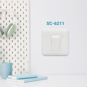 Saklar Engkel OB Piano Mini Kecil Kotak Single Outbow CAHAYA SC-6210 / SC-6211 / 6212 / 6213