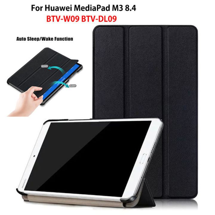 Case For Huawei MediaPad M3 BTV-W09 BTV-DL09 Cover Smart Auto