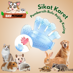 DJEVPETSHOP Sisir Tapak Tangan Sikat Mandi Garukan Hewan Kucing Anjing Pet Grooming Cat Dog