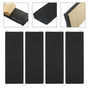 【EELHOE】 4pcs Garage Car Door Protector Wall Corner Bumper 30x10x2cm Foam Padding Anti-Scratch Strip For Parking Lot Warehouse Black [Auto Parts][funny day]