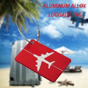 Aluminum Alloy Waterproof Name Address Label Travel Accessories Luggage Tags Bag Tag