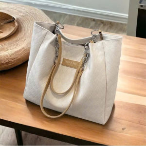 Túi xách tay công sở dập vân ô trám quai xích thời trang vừa laptop HĐ202