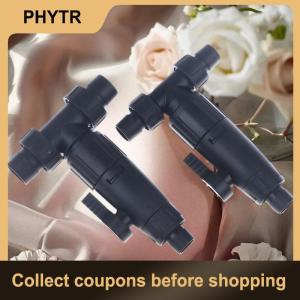 【PHYTR】 Aquarium Accessories 12 16mm Double Tap Quick Release Connector Fish Tank Hose Pipe 3-Way Valve Aquarium Filter Connector