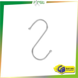 FH-C1099 Gantungan S Hook Stainless Steel Serbaguna / Cantolan Kawat Pengait Bentuk S Kait Gantung