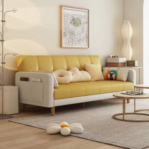 {SG Sales} Foldable Multifunctional Dual-Use Sofa Bed with Armrest Living Room Small Apartment with Storage Sofa Bed Living Room Bedroom Lazy Sofa Bed Sofa Set 1/2/3 Seater
