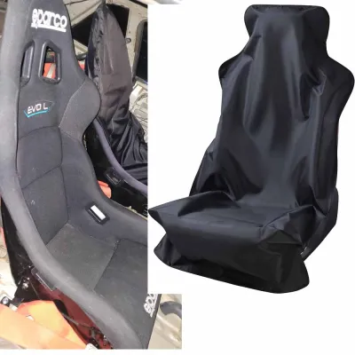 Car Seat Cover Protector Waterproof Front Seat Cover for Universal Car Seat Black Pack of 1