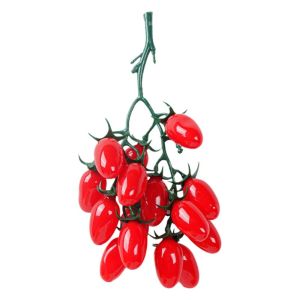 HUIHEYU Realistic Fake Small Tomato Lifelike Soft Plastic Tomato Model Artificial Fruit Prop Handicrafts Tomatoes Ornament Kitchen Decor