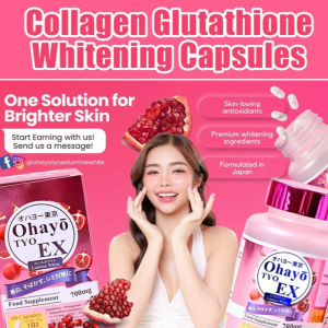 Collagen and Glutathione Whitening Capsules Skin Brightening Supplement with Antioxidant Properties for Face Radiance and Even Skin Tone 60 Capsules
