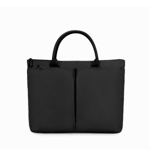 MINGKE Laptop Bag 13 14 15.6 inch Handbag for women Briefcase Business Water Resistant Minimalist Khaki Black
