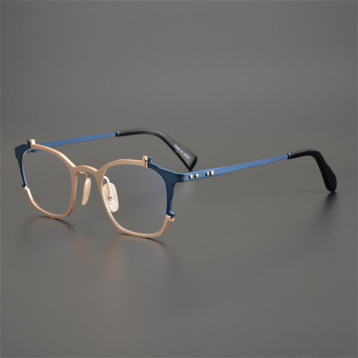 Japanese Handmade Pure Titanium Eyeglasses Frame Vintage