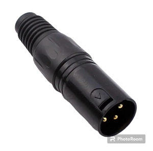 Jack Canon XLR vỏ kim loại màu đen màu bạc đực cái  chân kết nối chất lượng tốt. Giá 1 cái.