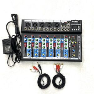 Bàn trộn âm thanh Mixer F7 yamaha có Bluetooth Ghép dàn karaokeHát LinestreamLoa kéo