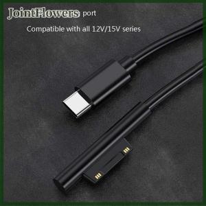 JointFlowers สายชาร์จเร็ว USB Type-C สำหรับ Microsoft Surface Pro 7 3 4 5 6 15V 3A PD สำหรับชาร์จแท็บเล็ต