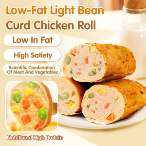 Low Fat Chicken Rolls Fitness Snacks Light Instant Spicy Flavored Bean Skin Dried Bean Rolls